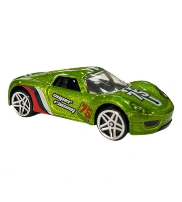 Carrinho Die Cast Garagem S.A. - Corrida Verde Carrinho Die Cast Garagem S.A. - Corrida Verde